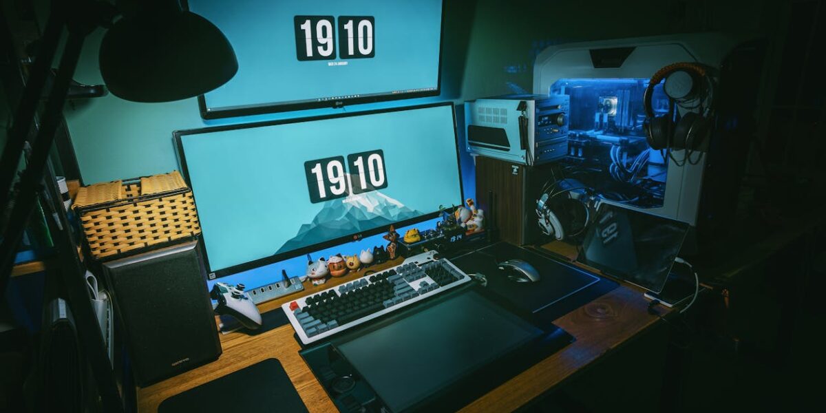 ASUS ROG OLED esports gaming monitor setup — world first 24.5 inch